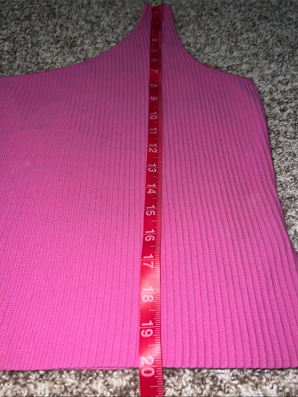 Simply Jules Slimming Ribbed One-Shoulder Pink Women’s Dress Top Size SMALL - Picture 12 of 12